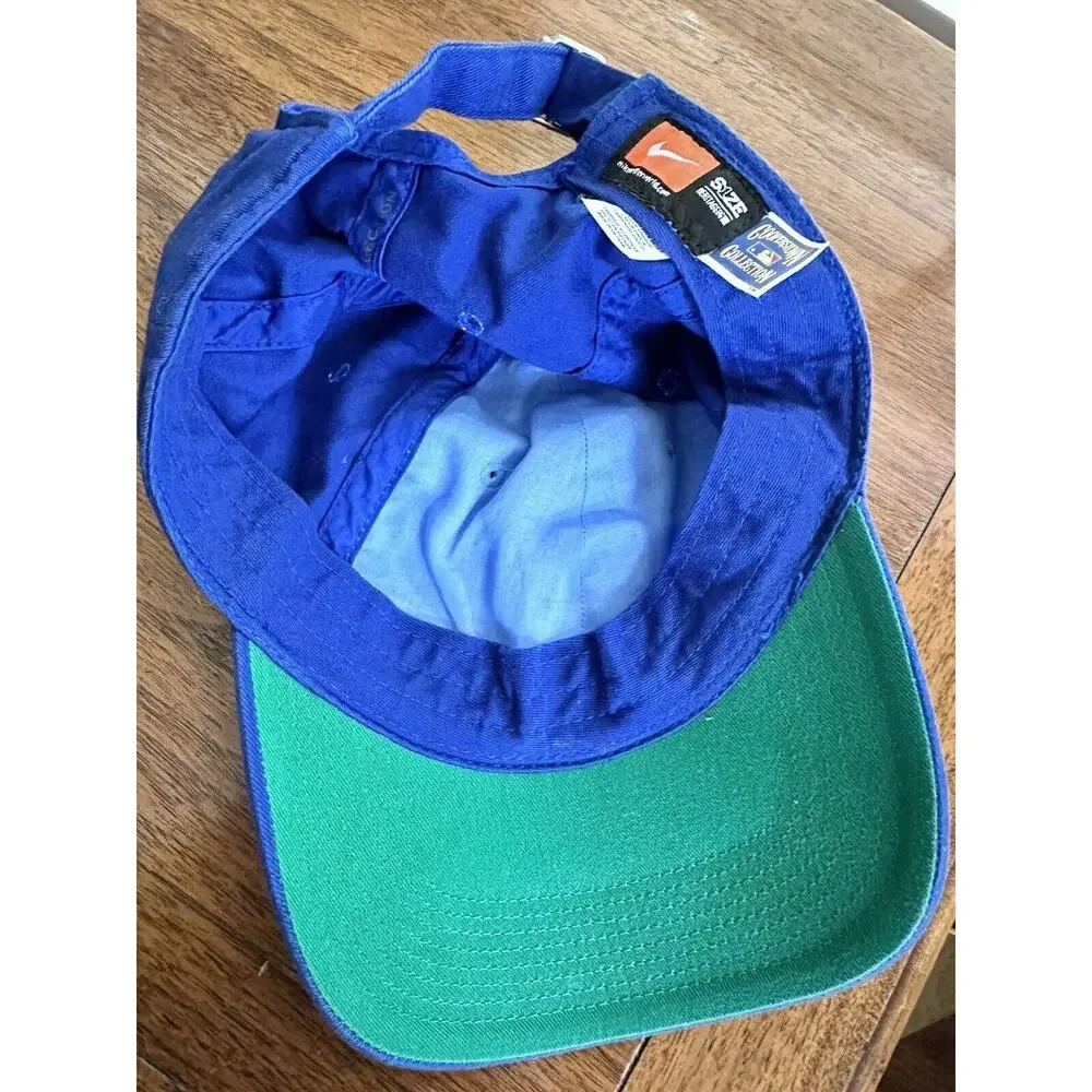 Vintage Kansas City Royals Hat Cap Strap Back Blue Adjustable Baseball MLB Nike